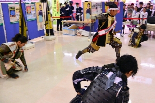 岡崎消防本部 グレート家康公「葵」武将隊 一日消防署長イベント