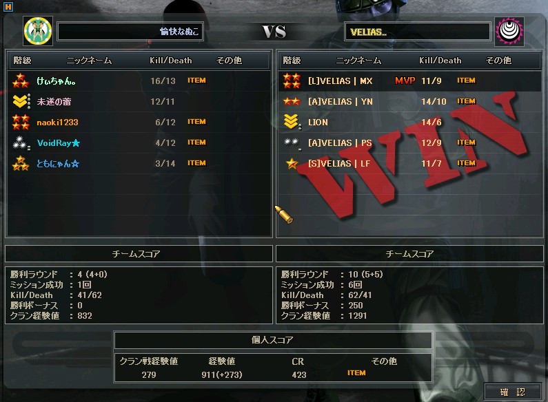 OMTS 2回戦 VELIAS