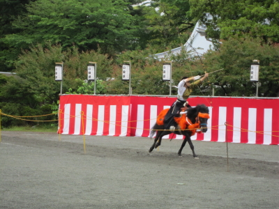 あやめまつりと小田原城馬上弓くらべ大会