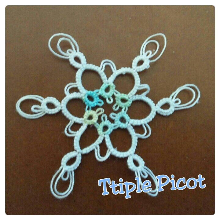 Triple Picot Snowflake