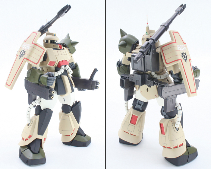 MG ザクキャノン 簡単作例 | プラ☆ビューブログ
