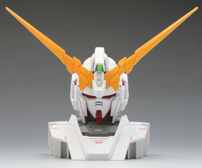 1/48 ユニコーンガンダム ヘッドディスプレイベース 簡単作例