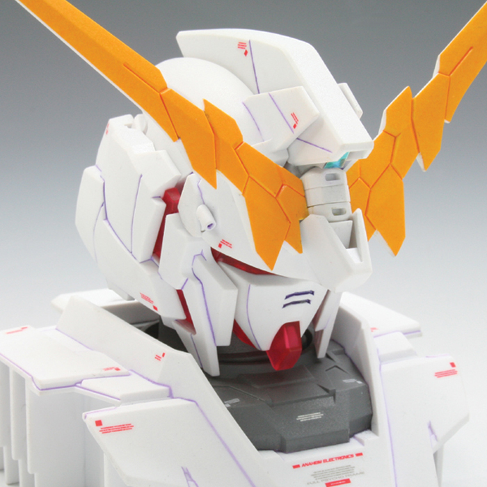 1/48 ユニコーンガンダム ヘッドディスプレイベース 簡単作例