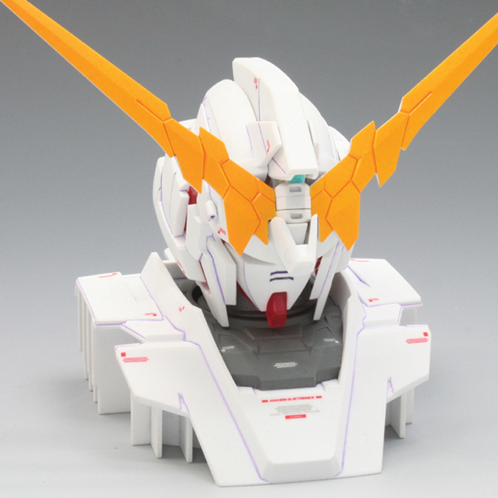 1/48 ユニコーンガンダム ヘッドディスプレイベース 簡単作例