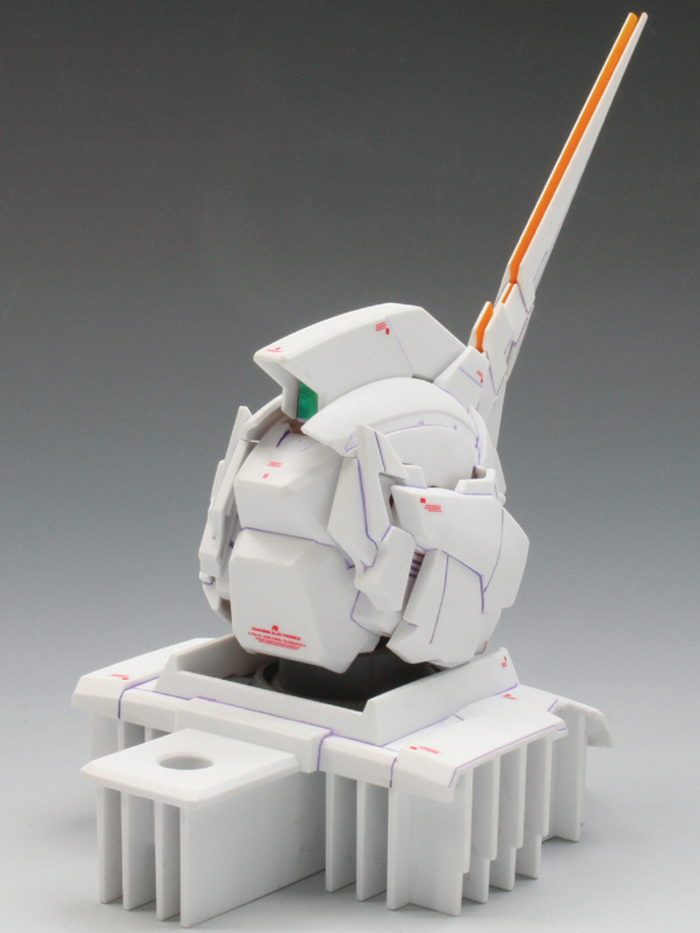 1/48 ユニコーンガンダム ヘッドディスプレイベース 簡単作例