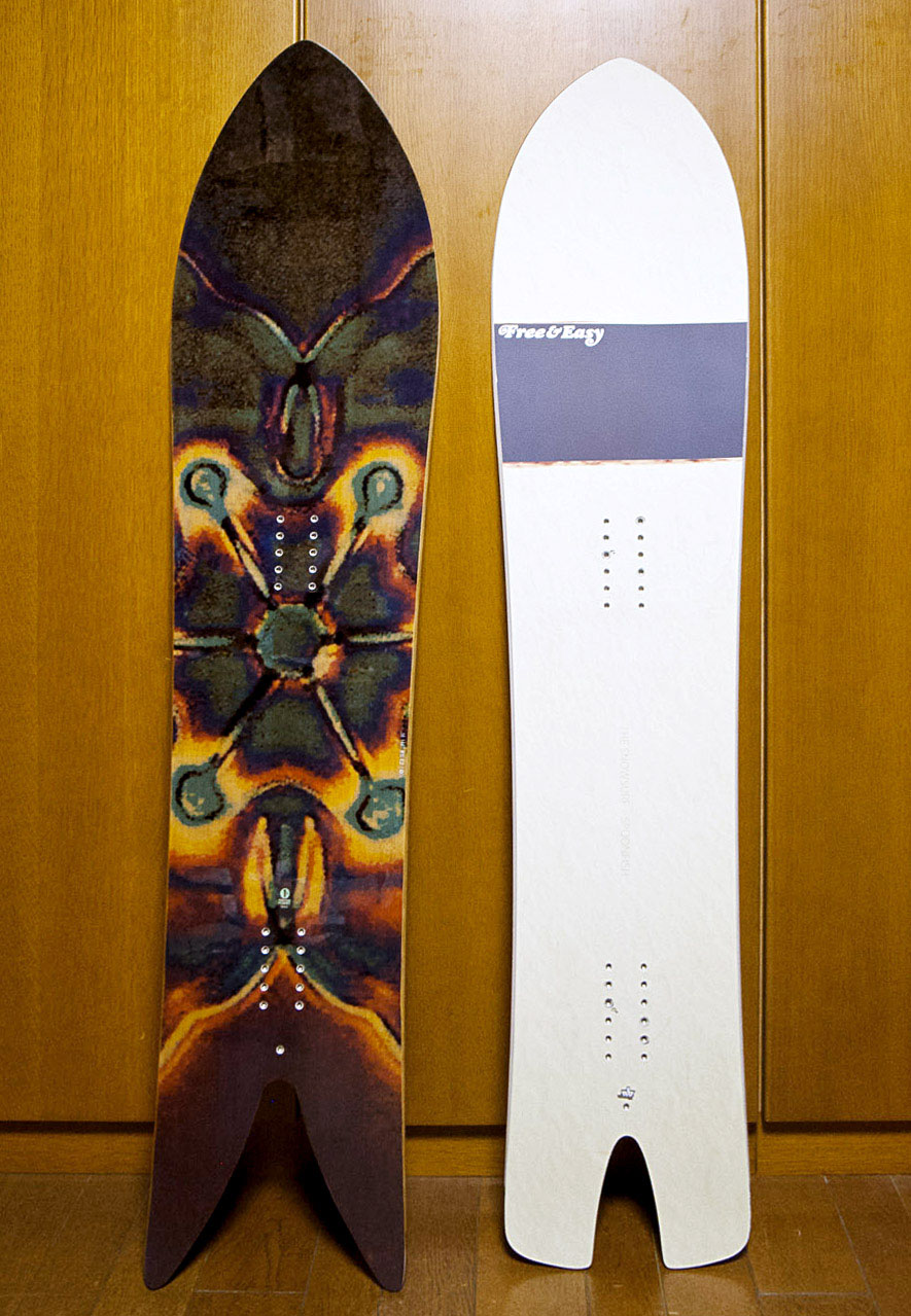 The Snowsurf Spoonfish 152 バンブーデッキ - 土と雪と: