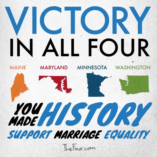 victory in all four
