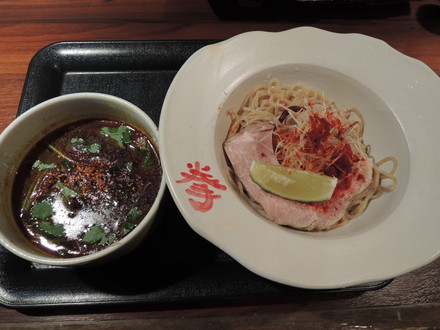 秋刀魚節CURRYつけ麺(500円)+大(50円)