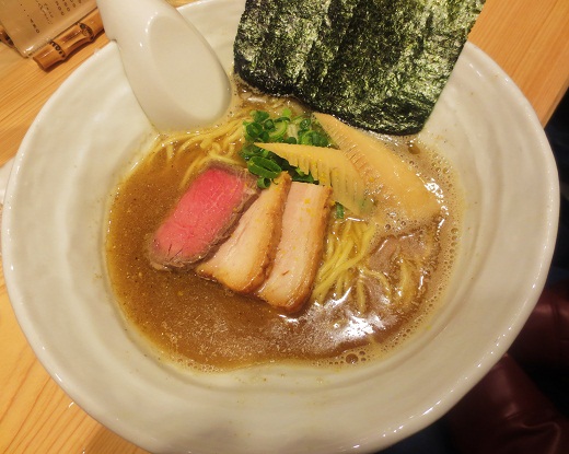 煮干し醤油SOBA(¥780)