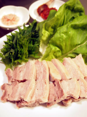 豚バラ肉のポッサム