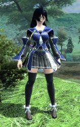 PSO2_A研修生女子制服 清蓮
