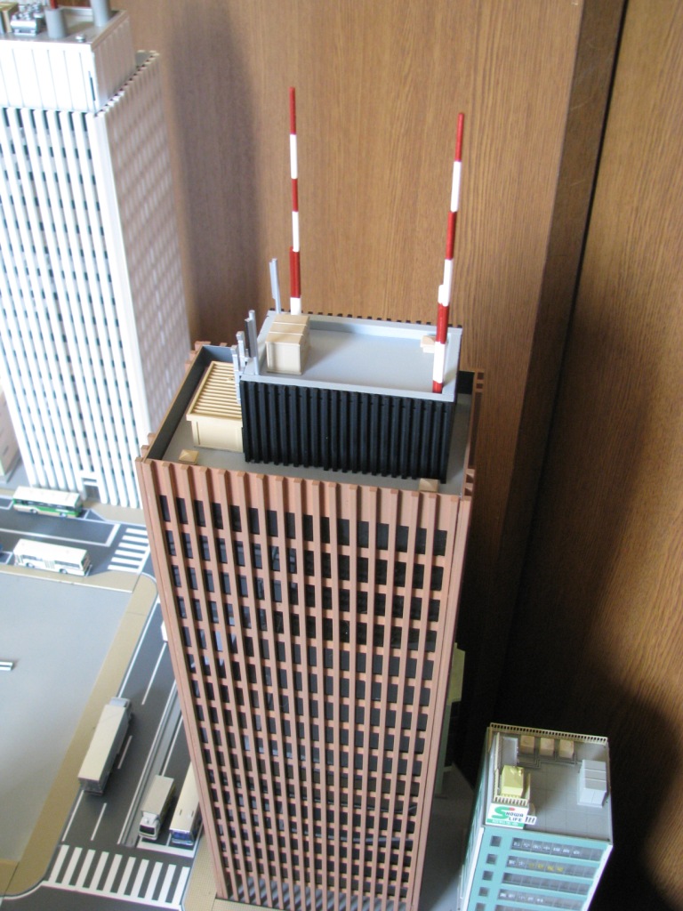代々木 高層ビル ふう模型 自作 手作り ストラクチャー - 鉄道模型