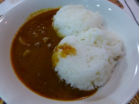 桃農家の桃カレー4