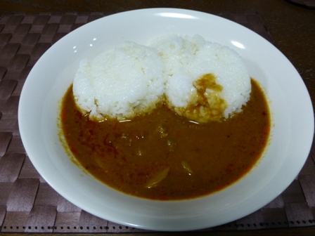 桃農家の桃カレー5