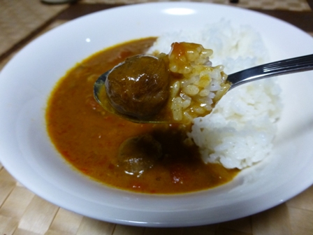 ぶどう園の葡萄カレー6