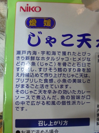 じゃこ天カレー5