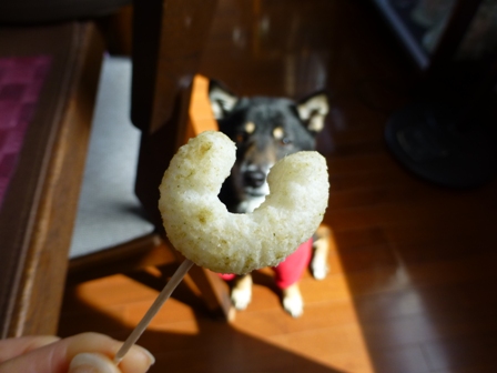 お米で作ったカール7