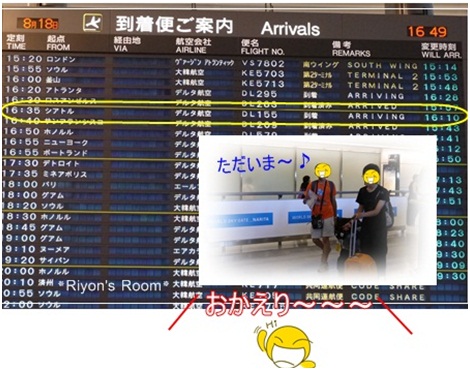 帰国③