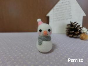 雪だるまピンク