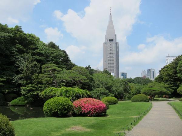新宿御苑 日本庭園1〔フリー写真〕