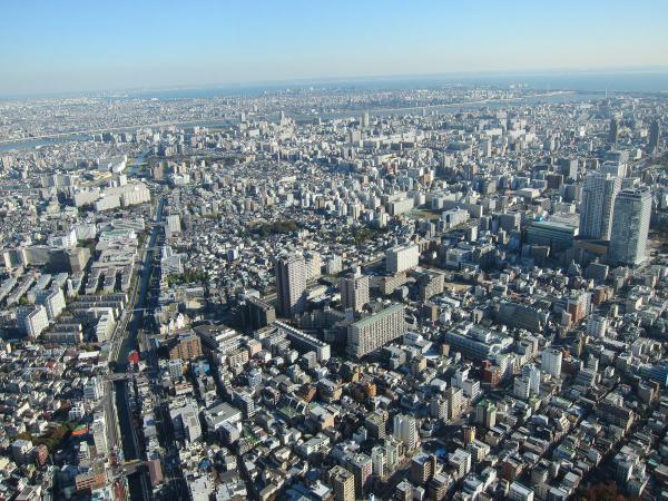 東京スカイツリー・展望デッキから見た風景2〔フリー写真〕