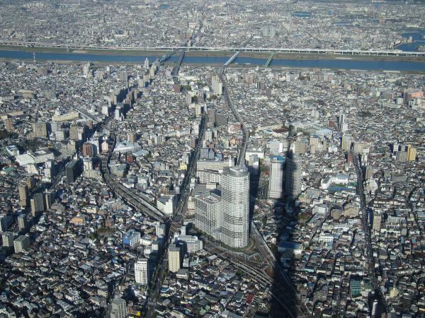 東京スカイツリー・展望回廊から見た風景2〔フリー写真〕
