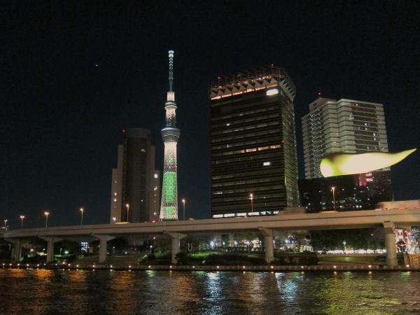 東京スカイツリー・ライトアップ9〔フリー写真〕