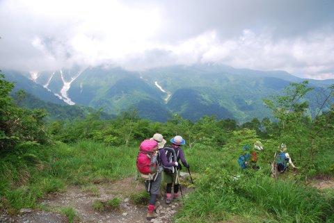 白馬岳遠望