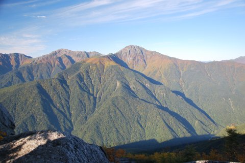 間ノ岳と北岳