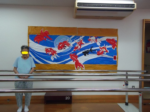 金魚貼り絵2
