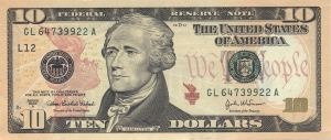 10 USdollar bill