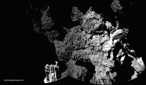 Philae Lander first photograph