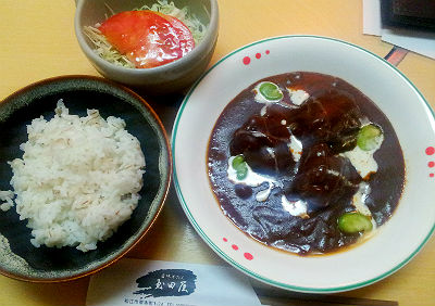 牛タンシチュー定食