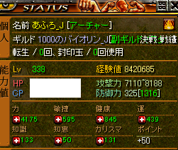 300アチャ支援後ステ
