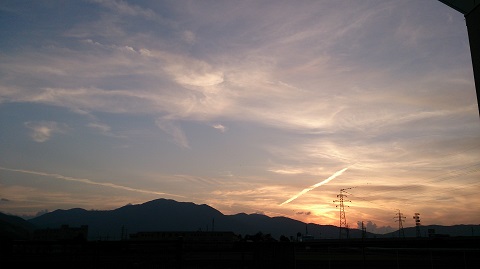 福井夕焼け