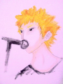 JACKPOT DAYS!! -poetrical rock n'roll and beat gallery--油絵 ジョニー.jpg
