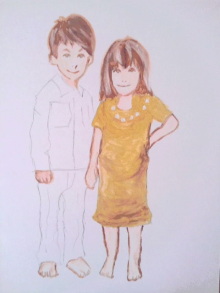 “JACKPOT DAYS” all performed by Billy.-兄妹 イラスト 画像.jpg