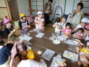 親子でパンづくり