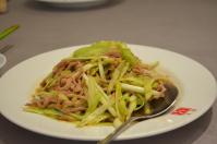 天廚菜館の黄韮肉絲