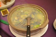 北海宴會館のアサリスープ