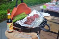 もう焼き始めてます2012中秋節BBQ