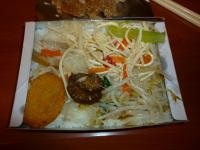 福隆便當排骨飯はモヤシだけ0807