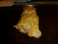 TEN屋天母店の明太子チーズポテトオムレツの中身