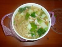 麺フニャフニャの搾菜肉絲麺1015