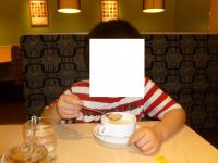 COCO壹番屋徐匯廣場店でスープ飲む息子1026