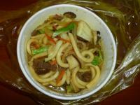 牛肉カレー焼きうどん1206
