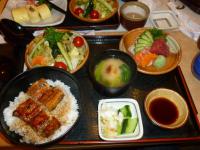 京都屋の刺身うな重定食0101