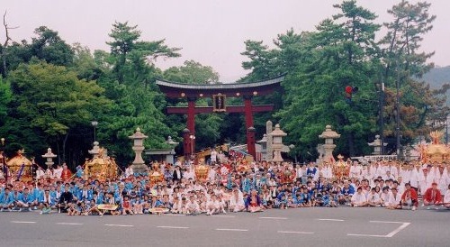神輿集合