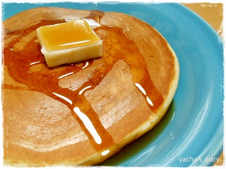 20121231糀ジャム入りホットケーキ