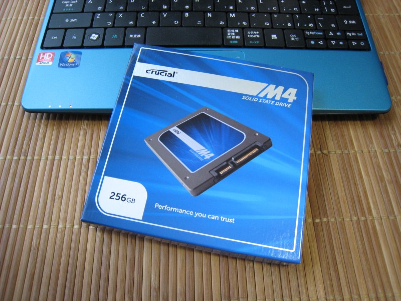 Acer Aspire One 722 を SSD に換装 - オーディオ・ビジュアルブログ ...